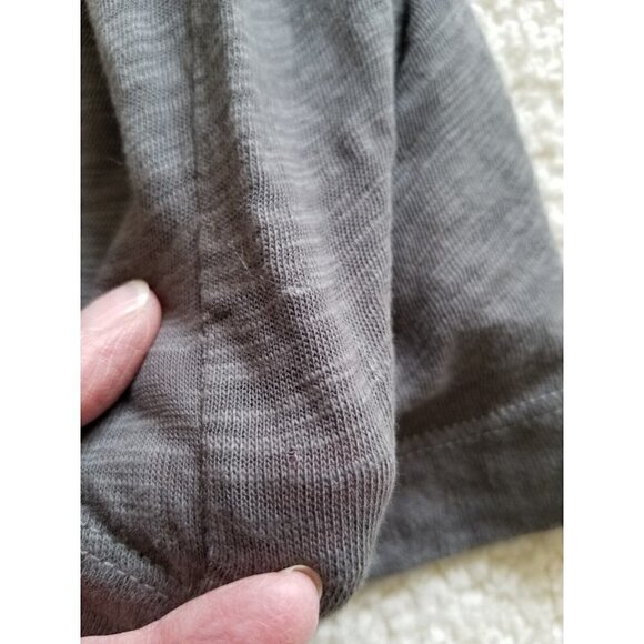 ATM Anthony Thomas Melillo Ombr'e Slub Jersey Jumpsuit Concrete Gunmetal Sz M - Picture 14 of 14